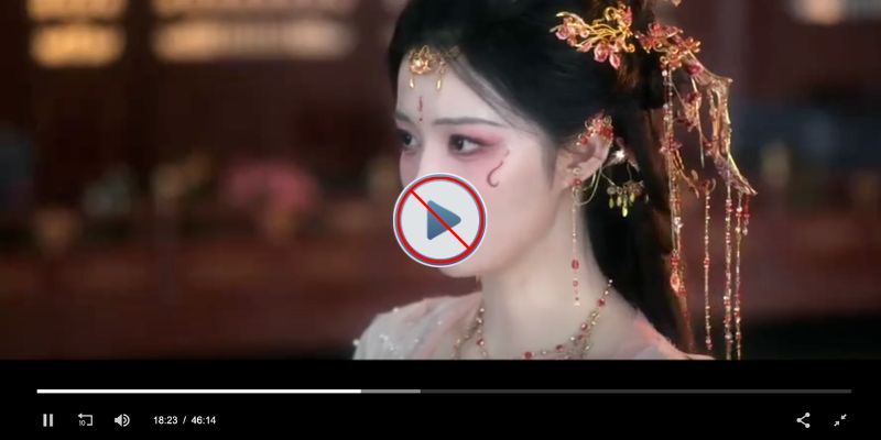Nếu phim không thể phát, hãy thử đổi server
